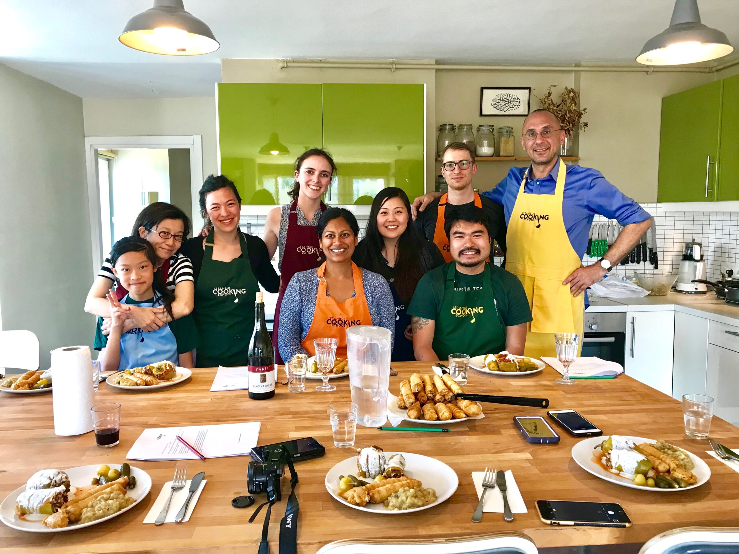 Istanbul Cooking School Class Picture